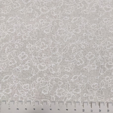 Quilters Backing Flowers 270cm breit natur
