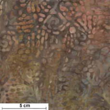 Tonga Batik Dashes Flowers oliv/bl/rotbn/dkbn