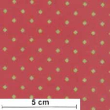 Diamond Dots goldmetallic/rot