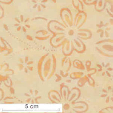 Wilmington Batiks Flowers hellbraun