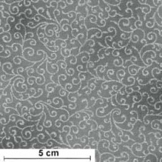 Winter Blossom Scrolls silbermet/grau