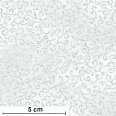 Winter Blossom Scrolls silbermet/hellgrau