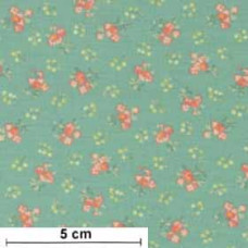 Collectable Calicos Tiny Roses rs/gn/teal