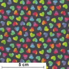 Crayon Party Hearts bunt/schwarz