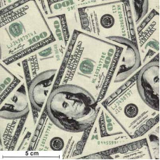 US Dollars grün/grau/sw/cream