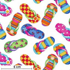 Summer Fun Flip Flops bunt/ws