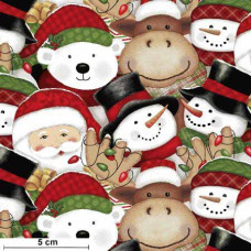 Snow Merry Packed Faces bunt