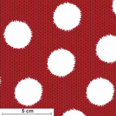 Welcome Winter Large Polka Dots ws/rot