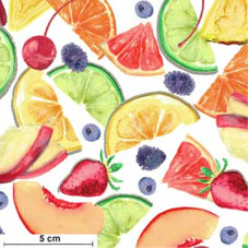 Mixology Fruits bunt/silbermetallic/ws