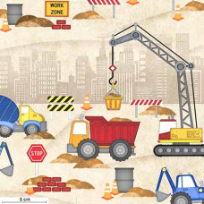 Building Dreams Construction Site bunt/beige