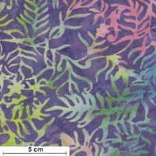 Tonga Batik Fern bunt/violett