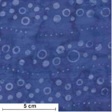 Tonga Batik Bubbles blau