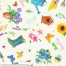 Hello Sunshine Gardening Tools bunt/cream