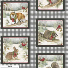 Christmas Forest Animals Bilder