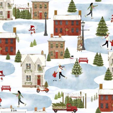 Remember Christmas Village rt/gn/sw/bn/ws/hbl