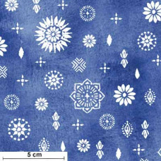 Indigo Splash Ditsy ws/bl