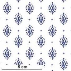 Indigo Splash Tiny Medallons  bl/ws