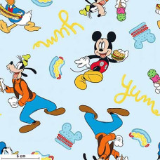 Mickey and Friends Food bunt/hellblau