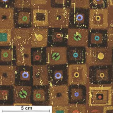 Bejeweled Squares goldmet./braun