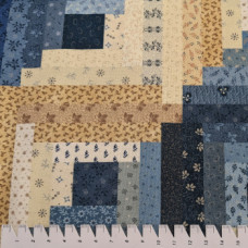 Log Cabin cream/beige/blau