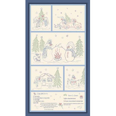 Snowfolks Pannel rot/grün/blau/ws