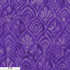 Tonga Batik Vintage Shield violett
