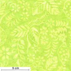 Tonga Batik Playful Garden Leaves apfelgrün