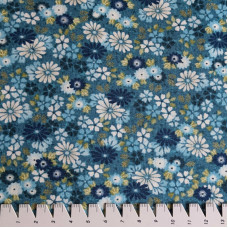 Kasumi Floating Flowers Teal türkis