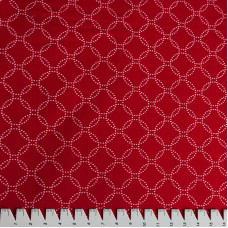 Redwork Circles red rot