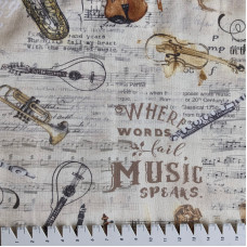 Music antique hellbraun