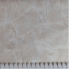 Botanical Journal Script beige