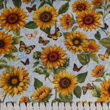 Fleur sunflowers sky hellblau
