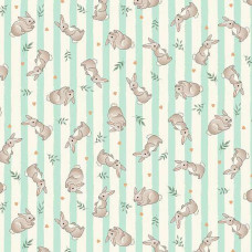 LITTLE ONES BUNNIES TEAL